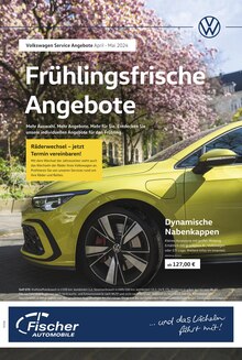 Aktueller Volkswagen Prospekt "Frühlingsfrische Angebote" Seite 1 von 1 Seite für Neumarkt