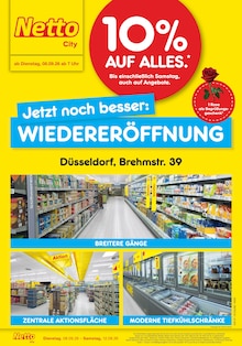 Aktueller Netto Marken-Discount Prospekt (Düsseldorf) Netto Marken-Discount Prospekt "Wiedereröffnung - 10% auf ALLES" mit Seiten (Düsseldorf)