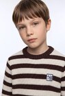 Pull maille avec patch en coton en promo chez Monoprix Margaret Pull maille avec patch en coton dans le catalogue Monoprix Margaret