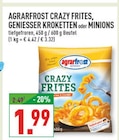 Marktkauf Lüdinghausen - CRAZY FRITES, GENIESSER KROKETTEN oder MINIONS Angebot im Prospekt CRAZY FRITES, GENIESSER KROKETTEN oder MINIONS bei Marktkauf im Lüdinghausen Prospekt für 1,99 €