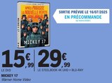 Mickey 17 - WARNER HOME VIDEO dans le catalogue E.Leclerc