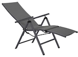 Fauteuil relax en aluminium Houston - LIVARNO en promo chez Lidl Versailles à 49,99 €
