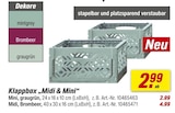 toom Baumarkt Heide - Klappbox „Midi & Mini“ Angebot im Prospekt Klappbox „Midi & Mini“ bei toom Baumarkt im Heide Prospekt für 2,99 €