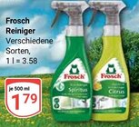 Reiniger im Angebot bei GLOBUS in Siegen Reiniger Angebote von Frosch bei GLOBUS Siegen für 1,79 €