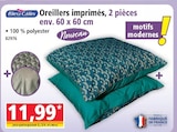 Norma Uckange - Promo Oreillers imprimés Promo Oreillers imprimés à 11,99 € dans le catalogue Norma à Uckange