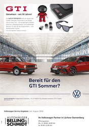Volkswagen Prospekt für Hitzacker mit 1 Seite Volkswagen Prospekt für Hitzacker: "Mehr Platz. Mehr Möglichkeiten.", 1 Seite, 01.06.2026 - 31.08.2026