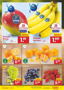 Bananen im Netto Marken-Discount Prospekt "Aktuelle Angebote" mit 56 Seiten (Mönchengladbach)