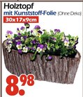 Holztopf mit Kunststoff-Folie Angebote bei Wreesmann Görlitz für 8,98 €