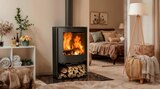 Poêle à bois tahoe 8 kw noir mat - Brico Dépôt à Maubeuge Poêle à bois tahoe 8 kw noir mat en promo chez Brico Dépôt Maubeuge à 999,00 €