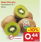 Kiwi grün im Angebot bei Netto Marken-Discount in Siegen Kiwi grün Angebote von Zespri bei Netto Marken-Discount Siegen für 0,44 €