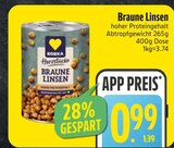 Braune Linsen von EDEKA im aktuellen EDEKA Prospekt für 0,99 €