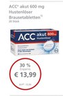 akut 600 mg Hustenlöser Brausetabletten bei LINDA Premiumapotheke im Blankenburg Prospekt für 13,99 €