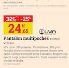 Espace Emeraude Guingamp - Promo Pantalon multipoches stretch Promo Pantalon multipoches stretch à 24,65 € dans le catalogue Espace Emeraude à Guingamp