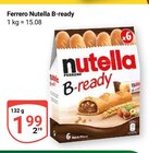 Nutella B-ready im Angebot bei GLOBUS in Nettetal Nutella B-ready Angebote von Ferrero bei GLOBUS Nettetal für 1,99 €
