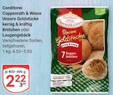 Unsere Goldstücke kernig & kräftig Brötchen bei GLOBUS im Prospekt "" für 2,22 €