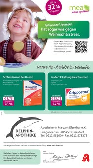 Aktueller mea - meine apotheke Prospekt "Unsere Dezember-Angebote" Seite 1 von 4 Seiten für Düsseldorf