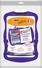 Kit ardoise effaçable a sec + 8 feutres fins - BIC VELLEDA en promo à 1,19 € chez Intermarché Kit ardoise effaçable a sec + 8 feutres fins - BIC VELLEDA dans le catalogue Intermarché