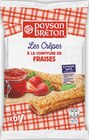 6 Crêpes Fourrées à la Confiture de Fraises Gariguette - Paysan Breton à 1,19 € dans le catalogue Intermarché Express