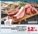 Veau Assortiment Blanquette et Mixte avec et sans os à mijoter - Filière U - Super U à Chatou Veau Assortiment Blanquette et Mixte avec et sans os à mijoter - Filière U en promo chez Super U Chatou à 12,49 €
