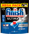TABLETTES VAISSELLE ULTIMATE FINISH - FINISH en promo chez Auchan Hypermarché Pessac à 7,14 €
