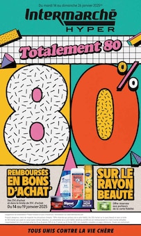 Prospectus Intermarché de la semaine "Totalement 80 80%" avec 1 pages, valide du 14/01/2025 au 26/01/2025 pour La Gorgue et alentours