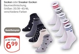 Socken oder Sneaker-Socken im Angebot bei GLOBUS in Koblenz Socken oder Sneaker-Socken Angebote bei GLOBUS Koblenz für 6,99 €