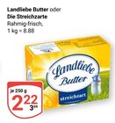 Butter im Angebot bei GLOBUS in Saarlouis Butter Angebote von Landliebe bei GLOBUS Saarlouis für 2,22 €