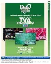 Promos TV Samsung dans le catalogue "Carrefour" de Carrefour à la page 5