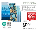Strandtuch im XXXLutz Möbelhäuser Prospekt Strandtuch von Esposa im aktuellen XXXLutz Möbelhäuser Prospekt für 9,99 €