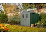 Abri de jardin en résine "Darwin 68" vert -  4,5 m² - Keter en promo chez Brico Dépôt Valence à 699,00 €