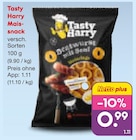 Knabberzeug im Netto Marken-Discount Prospekt Mais-snack von Tasty Harry im aktuellen Netto Marken-Discount Prospekt für 0,99 €