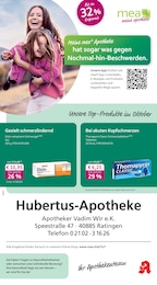 mea - meine apotheke Prospekt für Duisburg: "Unsere Oktober-Angebote", 4 Seiten, 01.10.2025 - 31.10.2025