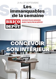 Prospectus Brico Dépôt à Villeurbanne "Les immanquables de la semaine", 1 page, 21/09/2023 - 27/09/2023