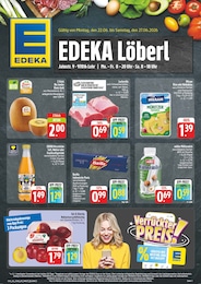 EDEKA Prospekt für Lohr mit 8 Seiten EDEKA Prospekt für Lohr: "Wir lieben Lebensmittel!", 8 Seiten, 22.06.2026 - 27.06.2026