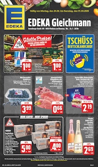 EDEKA Prospekt Wir lieben Lebensmittel! mit  Seiten in Neuhaus (Rennweg) und Umgebung