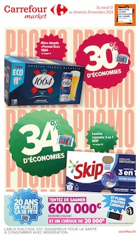 Prospectus Carrefour Market de la semaine "34% D'ÉCONOMIES" avec 1 pages, valide du 12/11/2024 au 24/11/2024 pour Venelles et alentours