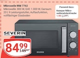 Mikrowelle MW 7762 Angebote von Severin bei GLOBUS Zwickau für 1,99 €