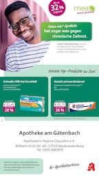 Aktueller mea - meine apotheke Apotheken Prospekt für Neubrandenburg: Unsere Juni-Angebote mit 4} Seiten, 01.06.2026 - 30.06.2026