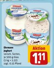 Joghurt Angebote von Ehrmann bei REWE Menden für 1,11 €