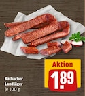 Landjäger von Kalbacher für 1,89 € bei REWE im Angebot Landjäger von Kalbacher im aktuellen REWE Prospekt