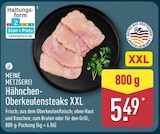 Aktuelle Steak Angebote bei ALDI Nord in Cottbus Aktuelles Hähnchen-Oberkeulensteaks XXL Angebot bei ALDI Nord in Cottbus ab 5,49 €
