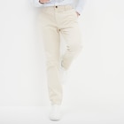 Pantalon chino droit stretch retroussé beige homme - LH en promo chez La Halle Pantalon chino droit stretch retroussé beige homme - LH dans le catalogue La Halle