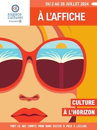 Catalogue E.Leclerc "Espace Culturel" à Aurillac et alentours, 52 pages, 02/07/2024 - 20/07/2024