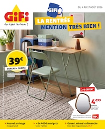 Prospectus Bazar & Déstockage Gifi en cours, LA RENTRÉE MENTION TRÈS BIEN !, 24 pages, 04/08/2026 - 17/08/2026 Catalogue Bazar & Déstockage Gifi en cours à Vendenheim et alentours, LA RENTRÉE MENTION TRÈS BIEN !, 24 pages, 04/08/2026 - 17/08/2026