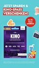 Kino Geschenkgutschein für 21,25 € bei ALDI Nord im Angebot Kino Geschenkgutschein im aktuellen ALDI Nord Prospekt