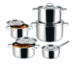 Edelstahl-Topf-Set Angebote von SILVERCREST bei Lidl Göttingen für 49,99 €