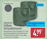 Faltbare Gartenabfallsäcke von Gardenline im aktuellen ALDI Nord Prospekt