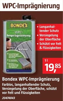 WPC-Imprägnierung in Bad Bederkesa im Angebot WPC-Imprägnierung Angebot: Im aktuellen Prospekt bei BAUHAUS in Bad Bederkesa