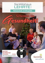Sanitätshaus Prospekt von Sanitätshaus Lehrte GmbH in Peine Aktueller Sanitätshaus Lehrte GmbH Sanitätshäuser Prospekt für Peine: Schenken Sie Gesundheit! mit 6} Seiten, 13.11.2024 - 31.01.2025
