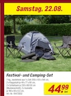 Festival- und Camping-Set im Angebot bei toom Baumarkt in Weinheim Festival- und Camping-Set Angebote bei toom Baumarkt Weinheim für 44,99 €
